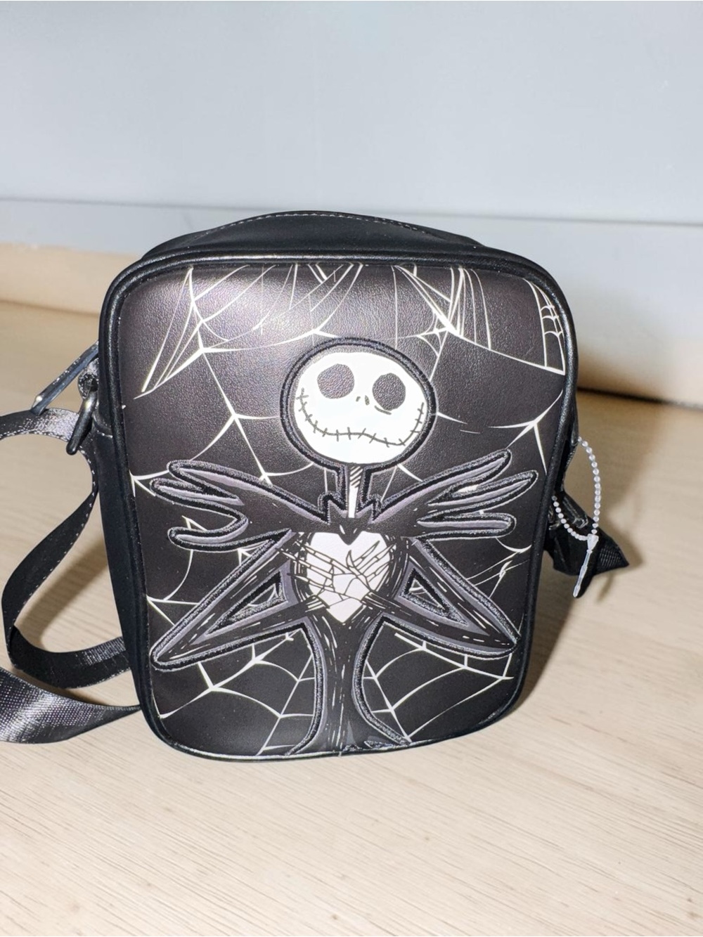 Buckle-Down Nightmare Before Christmas Black Jack Skellington Crossbody Bag